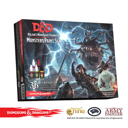 Dungeons & Dragons Nolzur`s Marvelous Pigments: Monster Paint Set Retrograde Collectibles  Accessories 