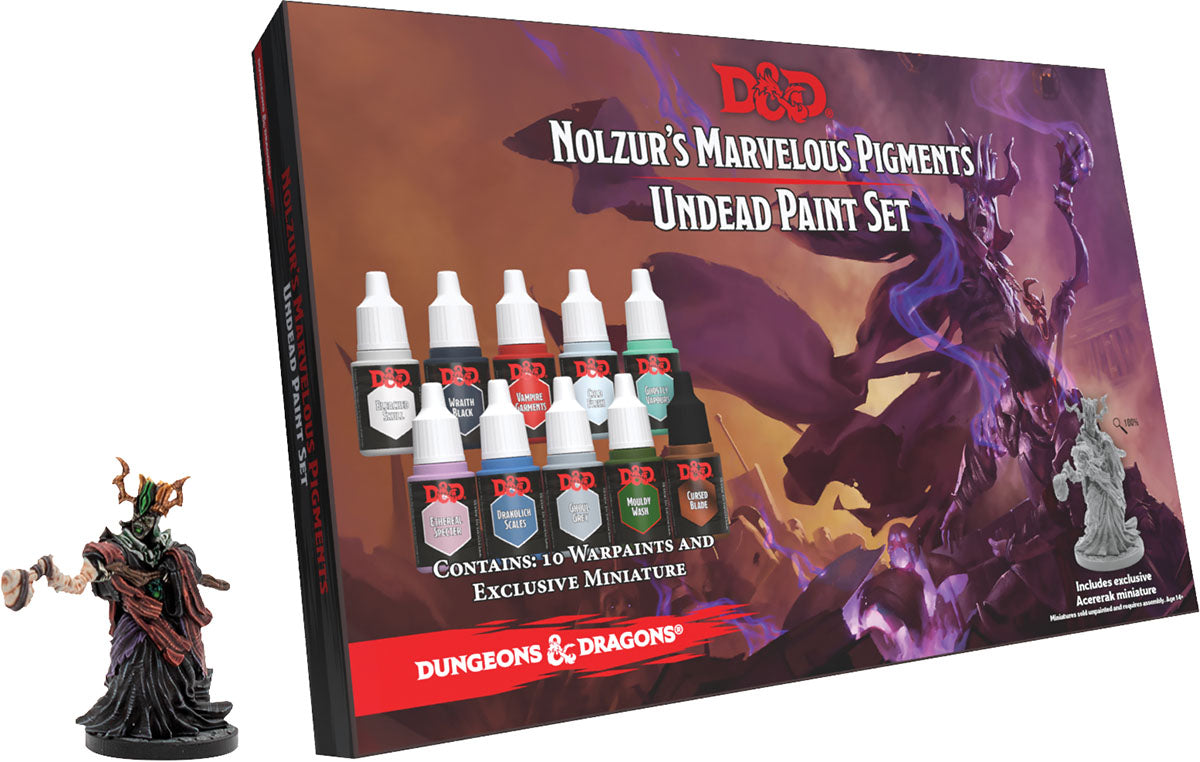 Dungeons & Dragons Nolzur`s Marvelous Pigments: Undead Paint Set Retrograde Collectibles  Accessories 