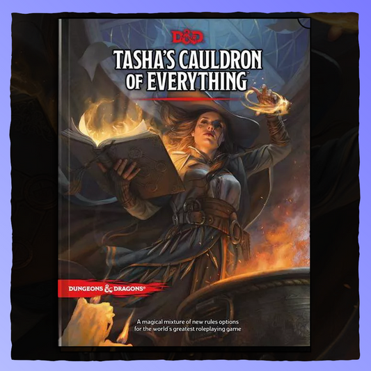 Dungeons & Dragons - Tasha's Cauldron of Everything [Fifth Edition] Retrograde Collectibles 5E, Adventure, Cauldron, Character Sheets, D&D, d20, Roleplaying, RPG, Rulebook, Sourcebook, Tasha,  Role Playing Games 