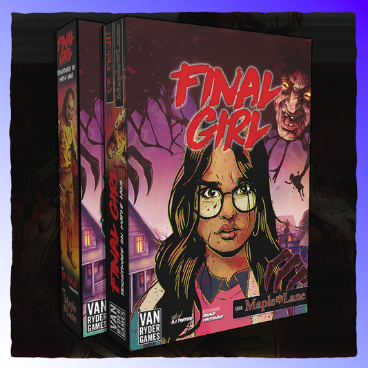 Final Girl - Frightmare on Maple Lane [Series 1] Retrograde Collectibles Analogue, Board Game, Dr Fright, Dream Doctor, Horror, M Rated, Movies, Single Player, Slasher, Tabl Board Games 