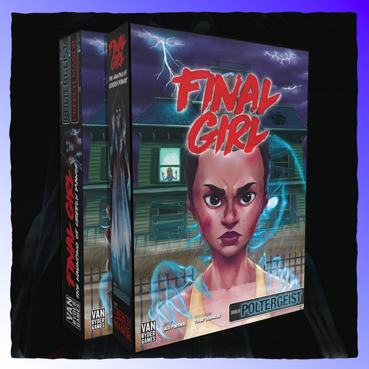 Final Girl - Haunting of Creech Manor [Series 1] Retrograde Collectibles Analogue, Board Game, ghost, haunted house, Horror, Movies, poltergeist, Single Player, Slasher, T R Board Games 
