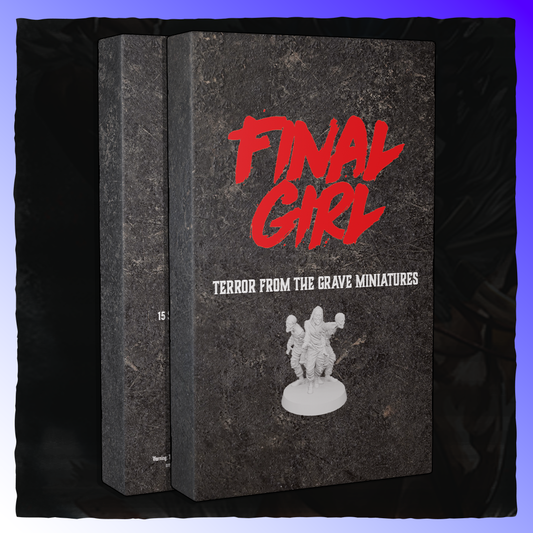 Final Girl - Terror from the Grave Miniatures Retrograde Collectibles Analogue, Board Game, expansion, Horror, M Rated, Movies, Props, Single Player, Slasher, Tabletop, V Board Games 