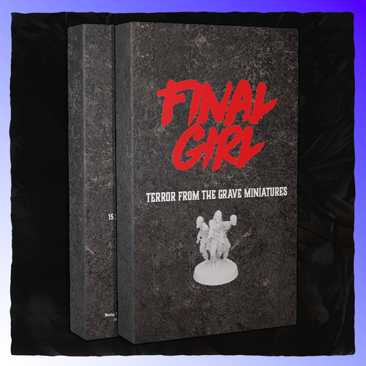 Final Girl - Terror from the Grave Miniatures Retrograde Collectibles Analogue, Board Game, expansion, Horror, M Rated, Movies, Props, Single Player, Slasher, Tabletop, V Board Games