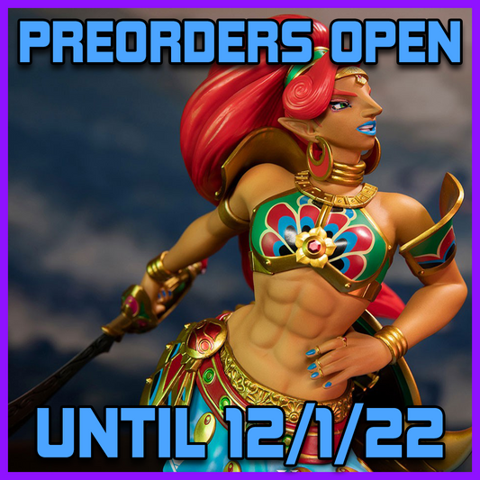 First 4 Figures - Champion Urbosa Retrograde Collectibles action figures, breath of the wild, collectibles, first 4 figures, statues, Zelda Action Figure 