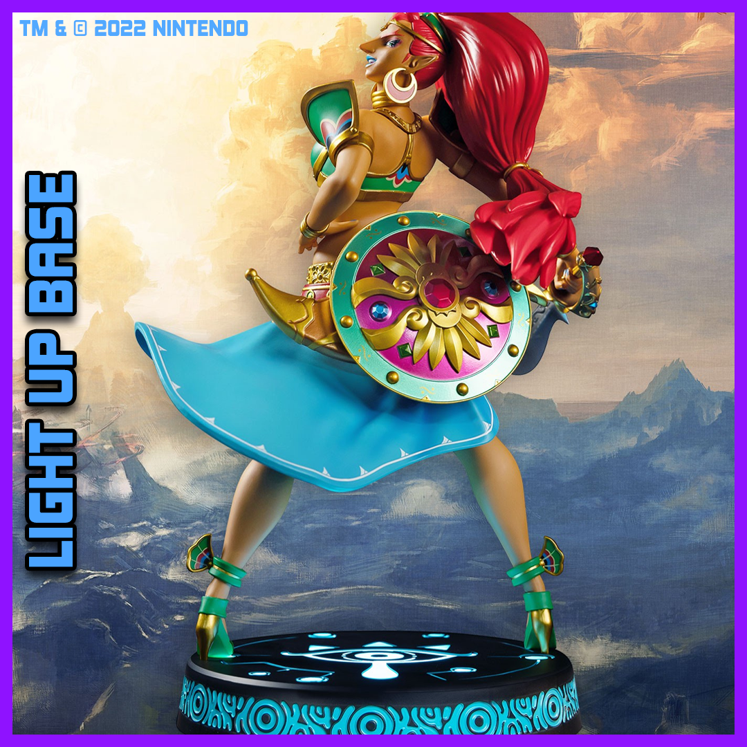 First 4 Figures - Champion Urbosa Retrograde Collectibles action figures, breath of the wild, collectibles, first 4 figures, statues, Zelda Action Figure 