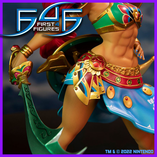 First 4 Figures - Champion Urbosa Retrograde Collectibles action figures, breath of the wild, collectibles, first 4 figures, statues, Zelda Action Figure 