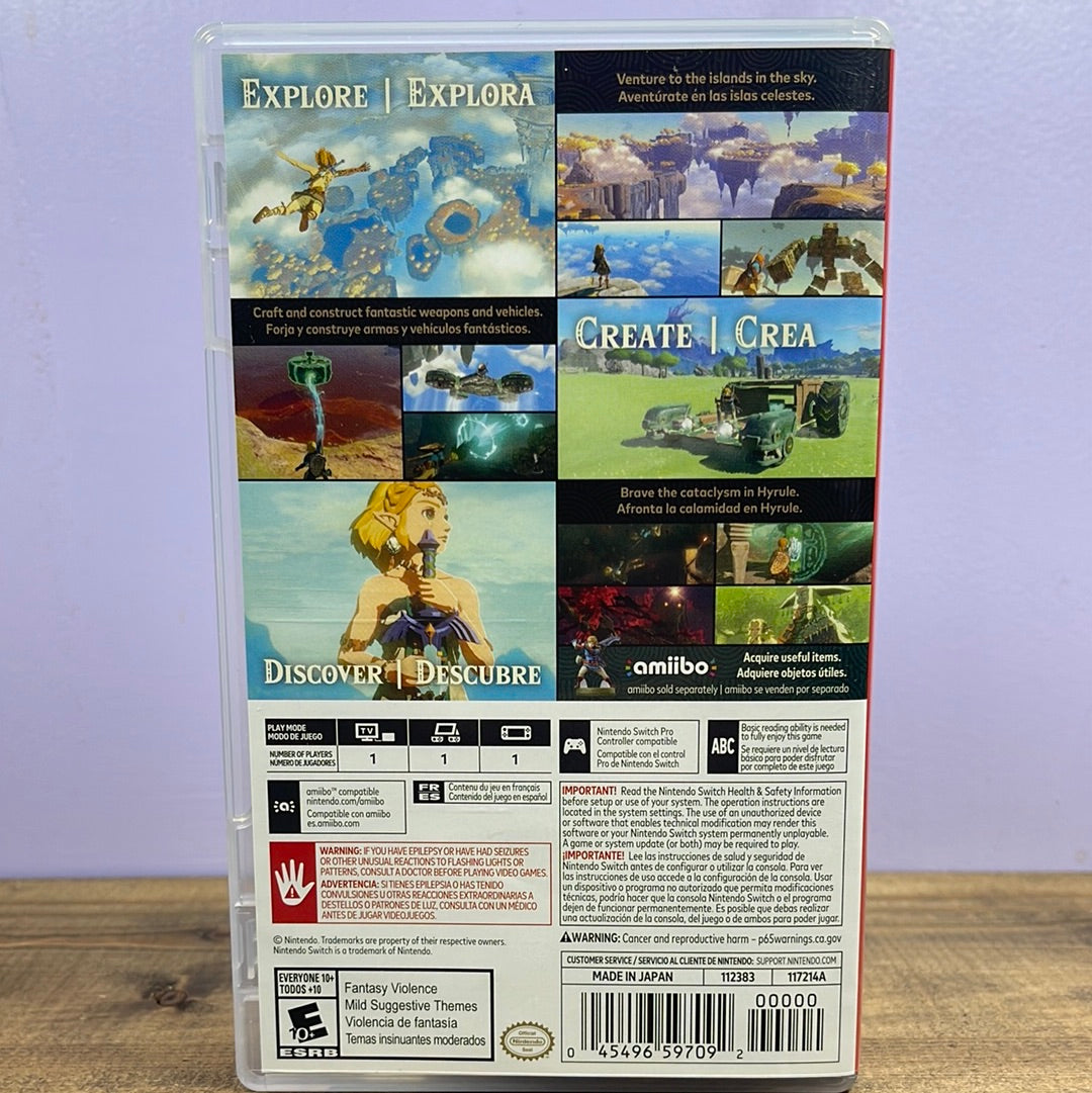 NINTENDO SWITCH - LEGEND OF ZELDA: TEARS OF THE KINGDOM Retrograde Collectibles Adventure, Amiibo Compatible, Breath of the Wild, Fantasy, Legend of Zelda, Link, Nintendo, Nintendo Preowned Video Game 