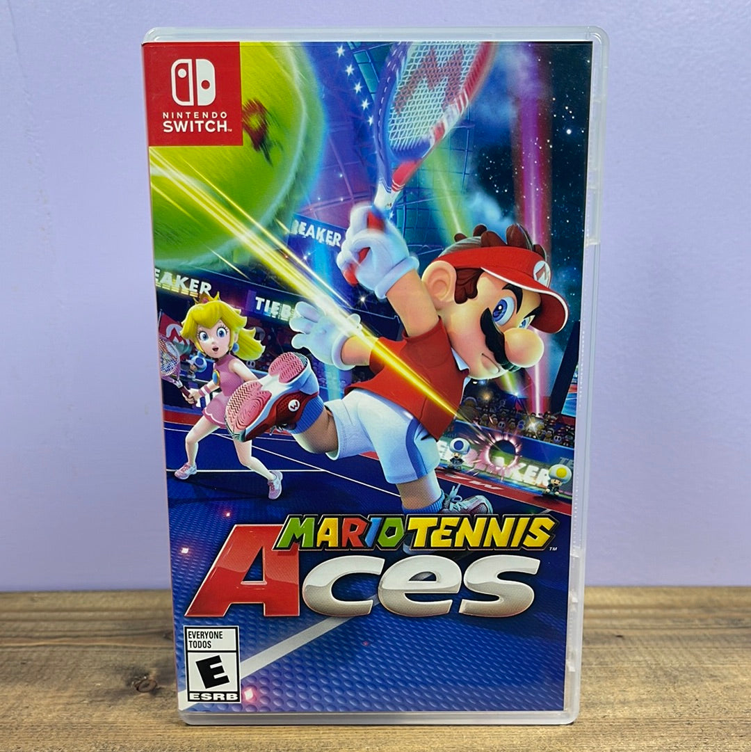 NINTENDO SWITCH - MARIO TENNIS ACES Retrograde Collectibles Adventure, CIB, E Rated, Mario Tennis, Multiplayer, Nintendo, Nintendo Switch, Sports, Super Mario S Preowned Video Game 