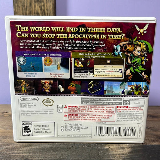 Nintendo 3DS - Legend of Zelda | Majoras Mask 3D Retrograde Collectibles 2ds, 3D, 3ds, CIB, Majoras Mask, nintendo 2ds, nintendo 3ds, Zelda Series Preowned Video Game 