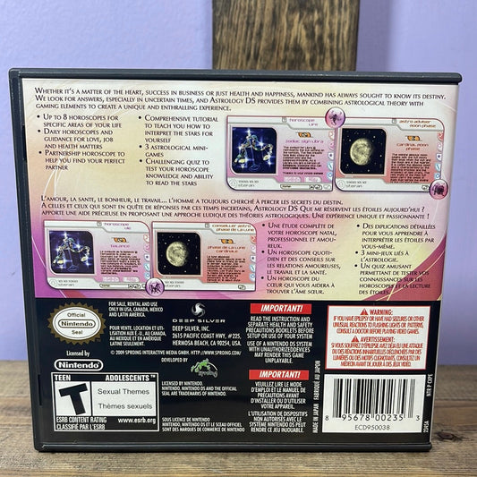 Nintendo DS - Astrology DS: The Stars in Your Hands Retrograde Collectibles Astrology, CIB, Deep Silver, Edutainment, Nintendo DS, Simulation, Sproing Interactive, T Rated Preowned Video Game 