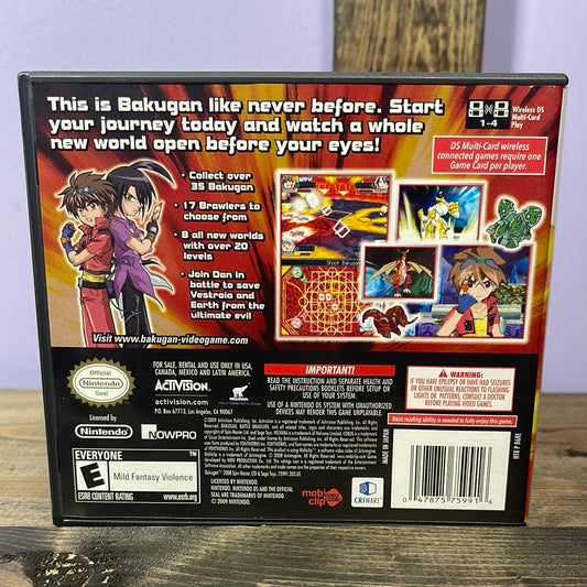 Nintendo DS - Bakugan Battle Brawlers Retrograde Collectibles Action, Activision, Bakugan Series, CIB, E Rated, Nintendo DS, Now Production, Weeb Preowned Video Game 