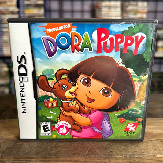 Nintendo DS - Dora Puppy Retrograde Collectibles Black Lantern Studios, CIB, Dora the Explorer, DS, E Rated, Edutainment, Nickelodeon, Nintendo DS, T Preowned Video Game 