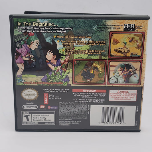 Nintendo DS - Dragon Ball Origins Retrograde Collectibles Action, Adventure, Atari, CIB, Dragon Ball Series, Game Republic, Nintendo DS, Singleplayer, Weeb Preowned Video Game