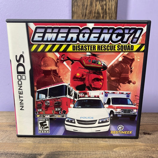 Nintendo DS - Emergency! Disaster Rescue Squad Retrograde Collectibles CIB, Destineer, E10 Rated, Nintendo DS, Simulation, Sixteen Tons Preowned Video Game 