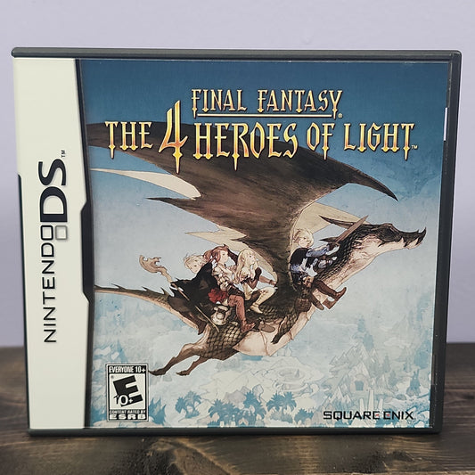 Nintendo DS - Final Fantasy: The 4 Heroes of Light Retrograde Collectibles CIB, DS, E10 Rated, Final Fantasy, JRPG, Nintendo, Nintendo DS, Roleplaying Game, RPG, Square Enix Preowned Video Game 