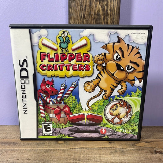 Nintendo DS - Flipper Critters Retrograde Collectibles Action, CIB, E Rated, Ignition Entertainment, Nintendo DS, Pinball, Zen Studios Preowned Video Game 
