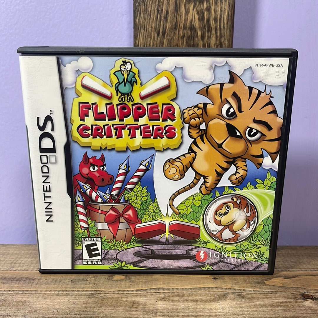 Nintendo DS - Flipper Critters Retrograde Collectibles Action, CIB, E Rated, Ignition Entertainment, Nintendo DS, Pinball, Zen Studios Preowned Video Game 