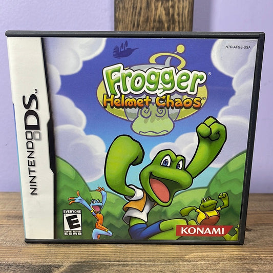 Nintendo DS - Frogger Helmet Chaos Retrograde Collectibles Adventure, CIB, E Rated, Frogger, Konami, Multiplayer, Nintendo, Nintendo DS Preowned Video Game 