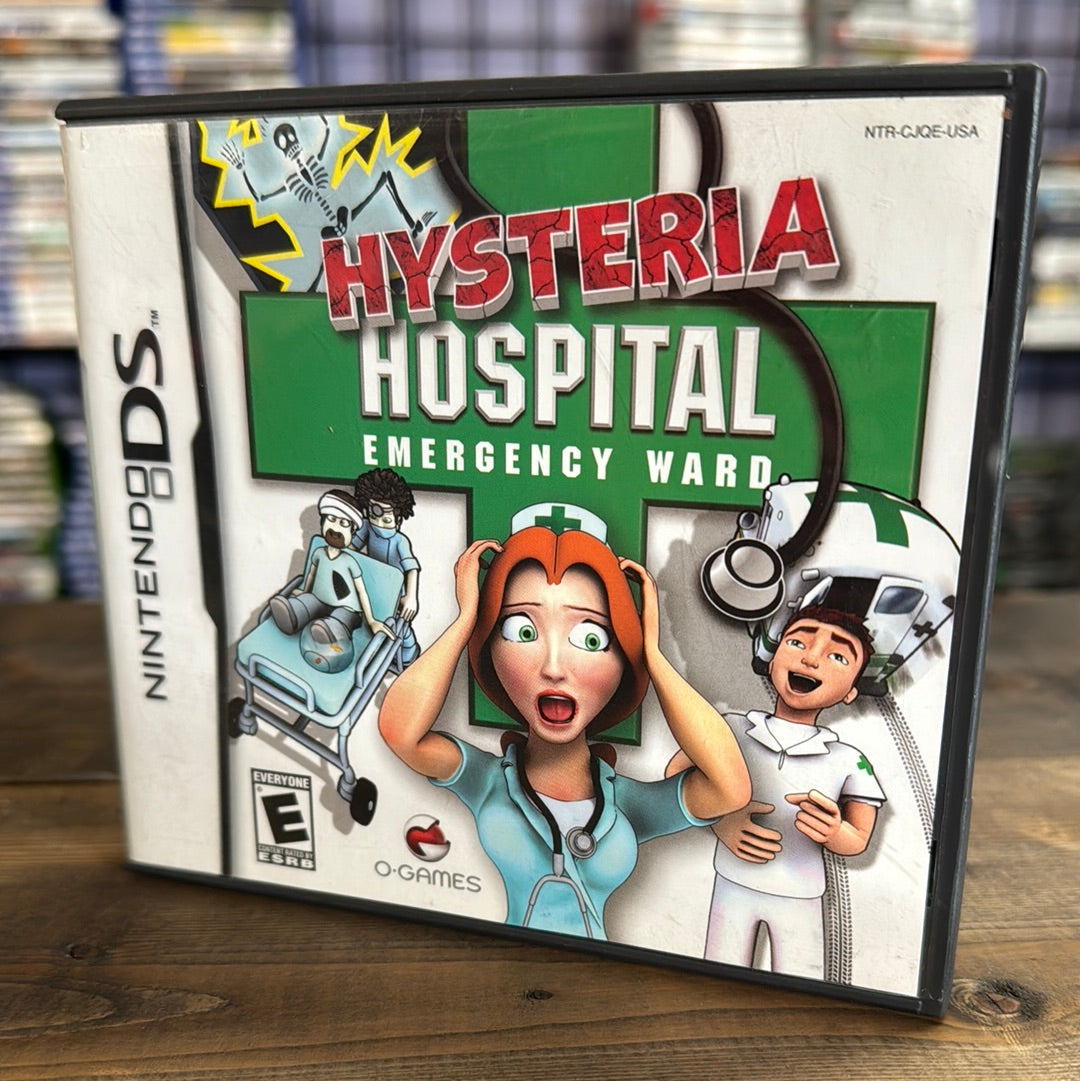 Nintendo DS - Hysteria Hospital: Emergency Ward Retrograde Collectibles CIB, DS, E Rated, Gameinvest, Hospital, Nintendo DS, O-Games, Simulation, Tycoon Preowned Video Game 