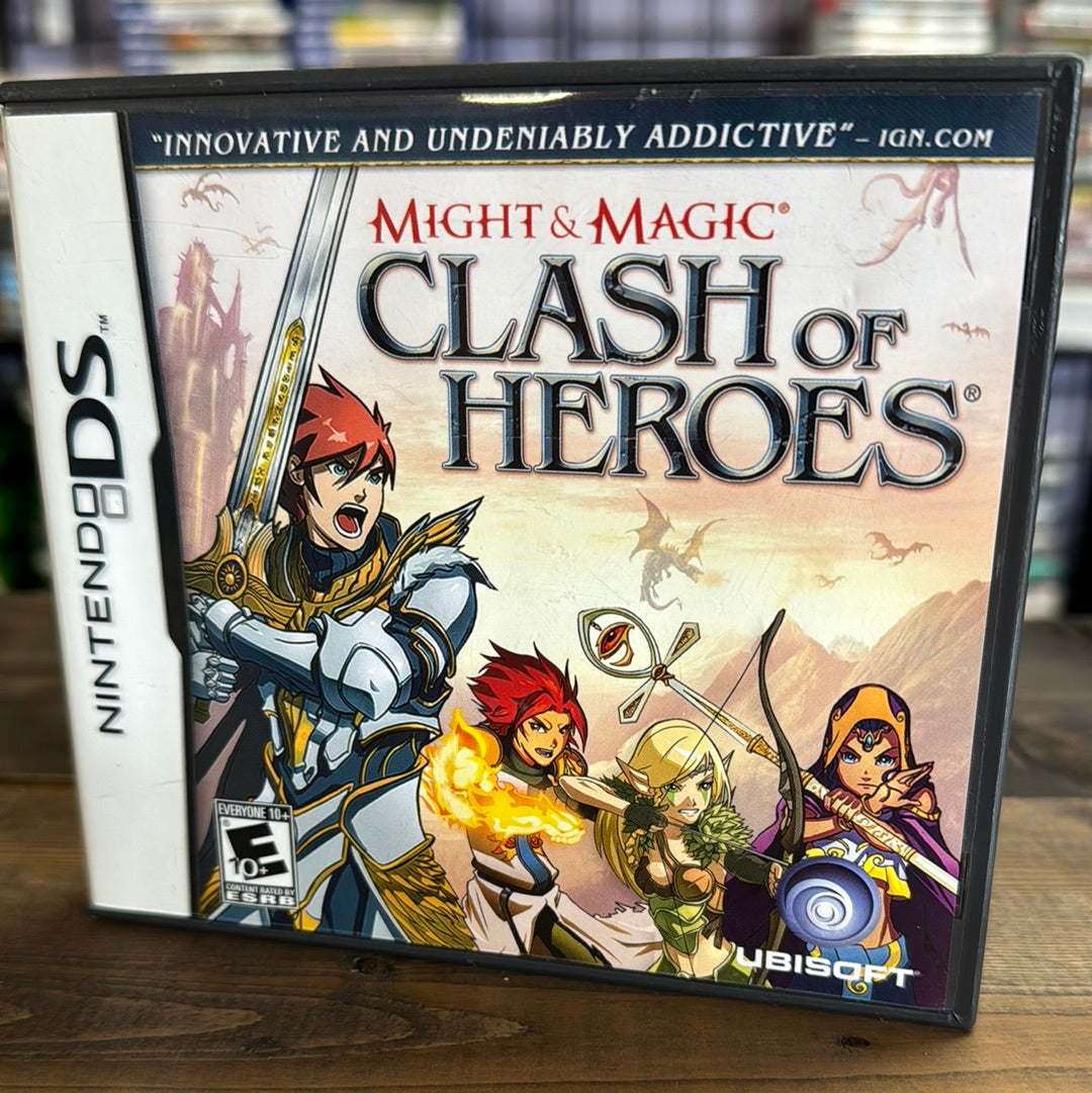 Nintendo DS - Might And Magic: Clash of Heroes Retrograde Collectibles Capy Games, CIB, DS, E10 Rated, Might and Magic, Nintendo DS, Strategy, Tactics, Turn-based, Ubisoft Preowned Video Game 