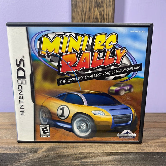 Nintendo DS - Mini RC Rally Retrograde Collectibles Automobile, CIB, Driving, E Rated, InterActive Vision Games, Nintendo DS, Racing, Summitsoft Preowned Video Game 