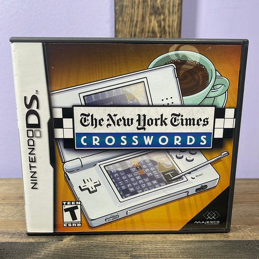 Nintendo DS - New York Times Crosswords Retrograde Collectibles BudCat, CIB, Crossword, Majesco, Nintendo DS, Puzzle, T Rated Preowned Video Game 