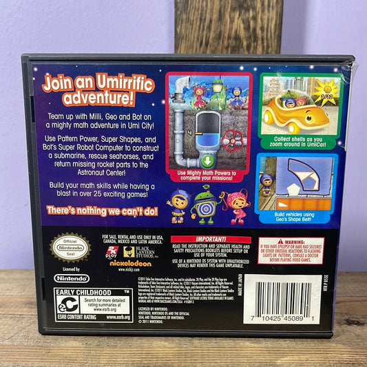 Nintendo DS - Nickelodeon: Team Umizoomi Retrograde Collectibles 2K Play, Black Lantern Studios, EC Rated, Edutainment, Logic, Nickelodeon, Nintendo DS, Puzzle, Team Preowned Video Game 