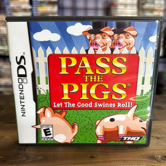 Nintendo DS - Pass the Pigs Retrograde Collectibles AWE Games, Board Game, CIB, DS, E Rated, Nintendo DS, Pass the Pigs, THQ Preowned Video Game 