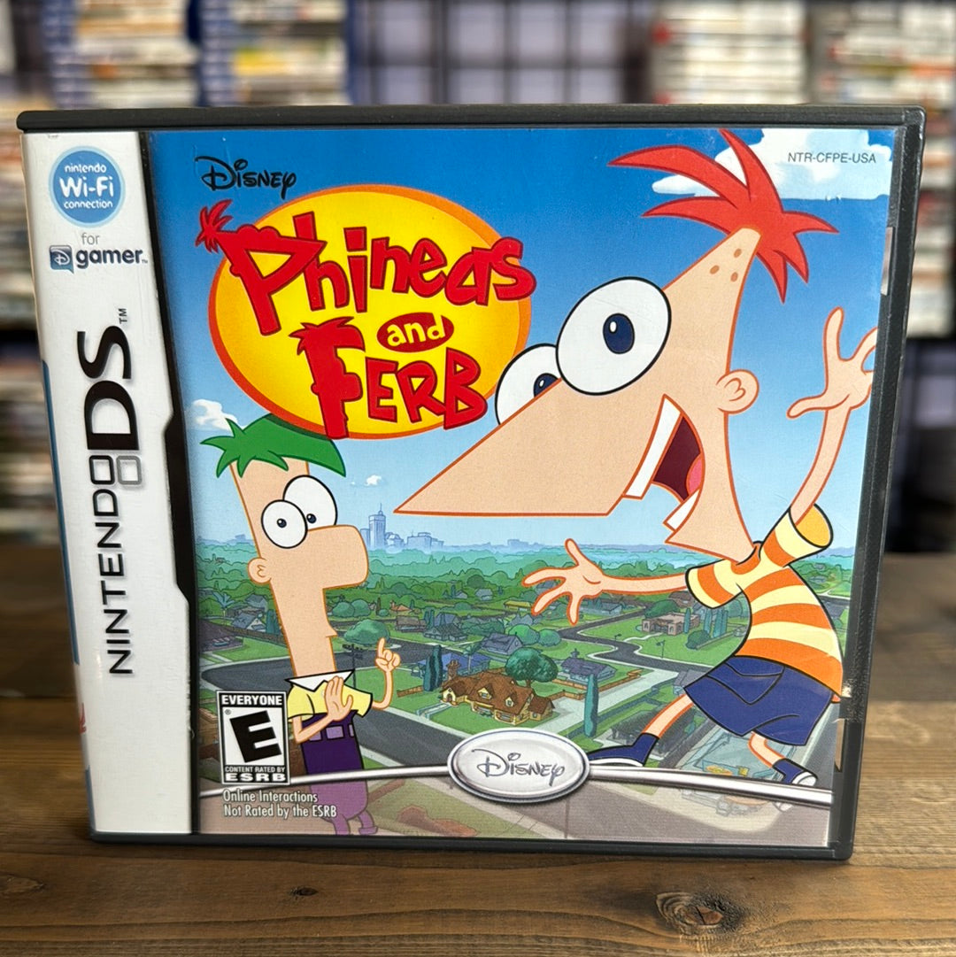 Nintendo DS - Phineas and Ferb Retrograde Collectibles Action, Altron, CIB, Disney, Disney Interactive Studios, DS, E Rated, Nintendo DS, Phineas and Ferb, Preowned Video Game 