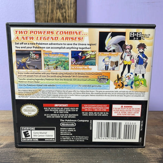 Nintendo DS - Pokemon | White Version 2 Retrograde Collectibles battles, cib, ds, jrpg, nintendo ds, pokemon, pokemon black, pokemon white, rpg, turn-based Preowned Video Game 
