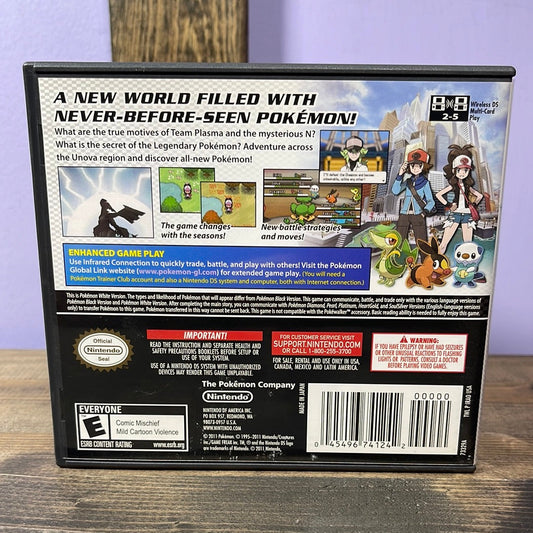 Nintendo DS - Pokemon | White Version Retrograde Collectibles battles, cib, ds, jrpg, nintendo ds, pokemon, pokemon black, pokemon white, rpg, turn-based Preowned Video Game 