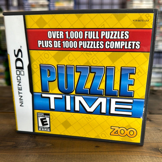 Nintendo DS - Puzzle Time Retrograde Collectibles CIB, DS, E Rated, Nintendo DS, Puzzle, Puzzle Time, Zoo Games Preowned Video Game 