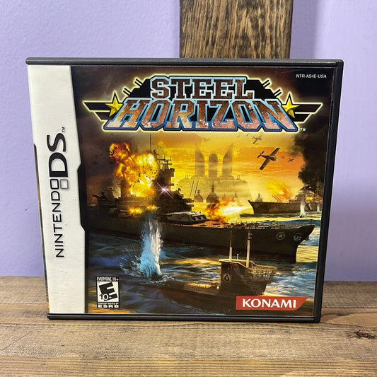 Nintendo DS - Steel Horizon Retrograde Collectibles CIB, Climax Group, E10 Rated, Historical, Konami, Nintendo DS, Strategy, Turn Based, Wargame Preowned Video Game 