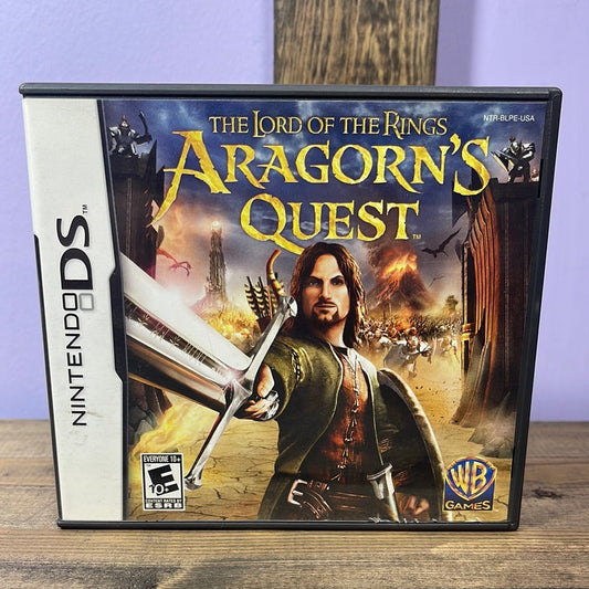 Nintendo DS - The Lord of the Rings Aragorn's Quest Retrograde Collectibles Adventure, CIB, E10 Rated, LOTR, Nintendo DS, The Lord of the Rings, Tt games Preowned Video Game 