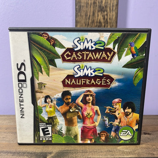 Nintendo DS - The Sims 2: Castaway Retrograde Collectibles CIB, E Rated, EA, Full Fat, Nintendo DS, Simulation, Virtual Life Preowned Video Game 