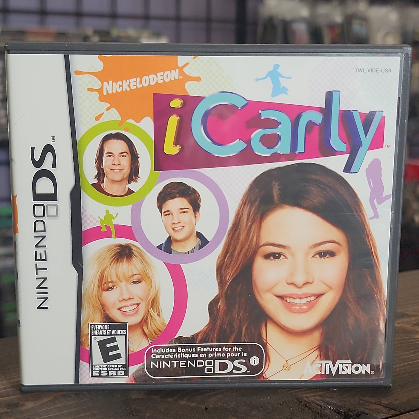 Nintendo DS - iCarly Retrograde Collectibles Activision, Blitz Games, CIB, DS, E Rated, iCarly, Nickelodeon, Nintendo DS, Party Preowned Video Game 