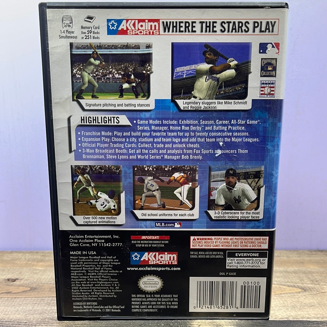 Nintendo Gamecube - All-Star Baseball 2003 Retrograde Collectibles 2003, Acclaim Sports, All Star Baseball, CIB, Derek Jeter, E Rated, Gamecube, MLB, Nintendo, Nintend Preowned Video Game 