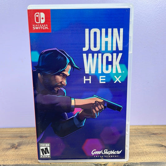 Nintendo Switch - John Wick Hex Retrograde Collectibles CIB, Good Shepherd Entertainment, Lionsgate Games, M Rated, Nintendo, Nintendo Switch, Strategy, Swi Preowned Video Game 