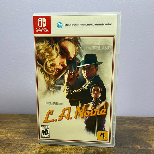 Nintendo Switch - L.A. Noire Retrograde Collectibles Action, CIB, Crime, History, Horror, Nintendo Switch, Open World, Rockstar, Single Player, Switch, T Preowned Video Game 