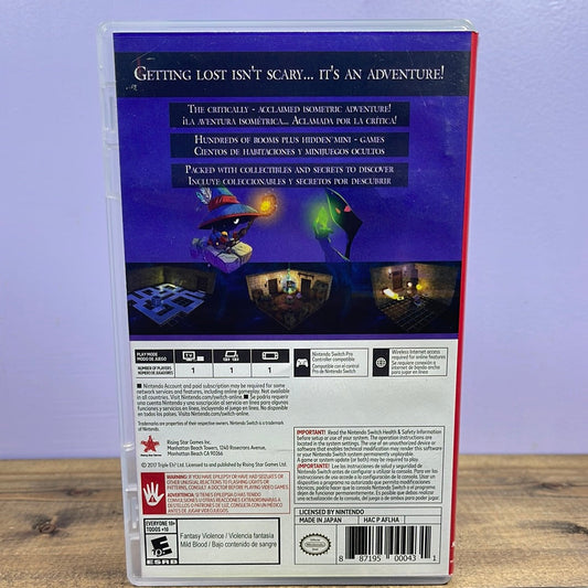 Nintendo Switch - Lumo Retrograde Collectibles Action, adventure, Nintendo, Nintendo Switch, Platformer, Rising Star Games, Switch Preowned Video Game 