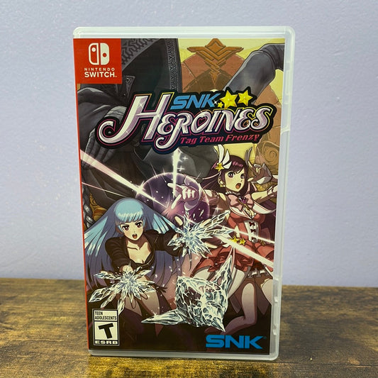 Nintendo Switch - SNK Heroines: Tag Team Frenzy Retrograde Collectibles 2D Fighter, Action, Anime, CIB, Cute, Fighting, Nintendo Switch, SNK, Switch, T Rated, Weeb Preowned Video Game 