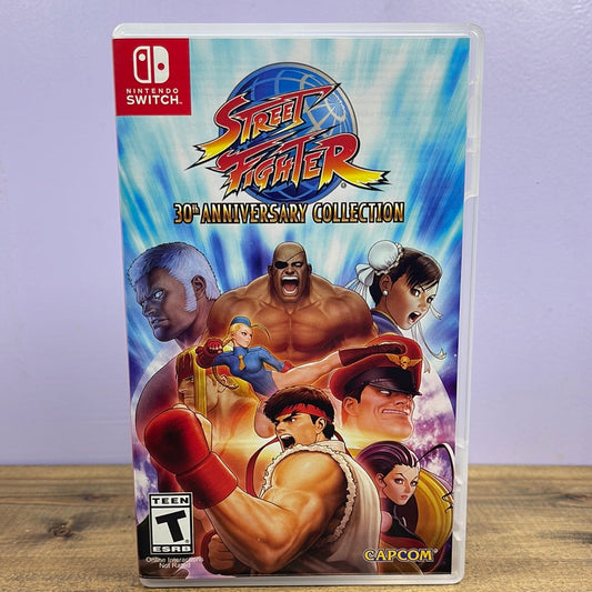 Nintendo Switch - Street Fighter 30th Anniversary Collection Retrograde Collectibles capcom, CIB, Fighting, Fighting Game, Nintendo, Nintendo Switch, Switch, Teen Rated Preowned Video Game 