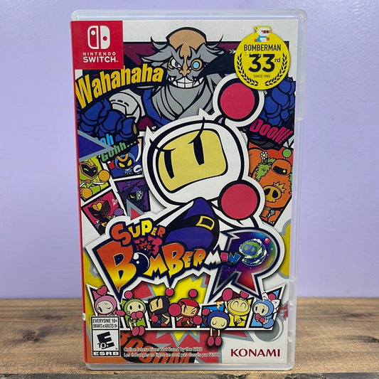 Nintendo Switch - Super Bomberman R Retrograde Collectibles Action, Arcade, CIB, E10 Rated, Konami, Nintendo, Nintendo Switch, Puzzle, Switch Preowned Video Game 