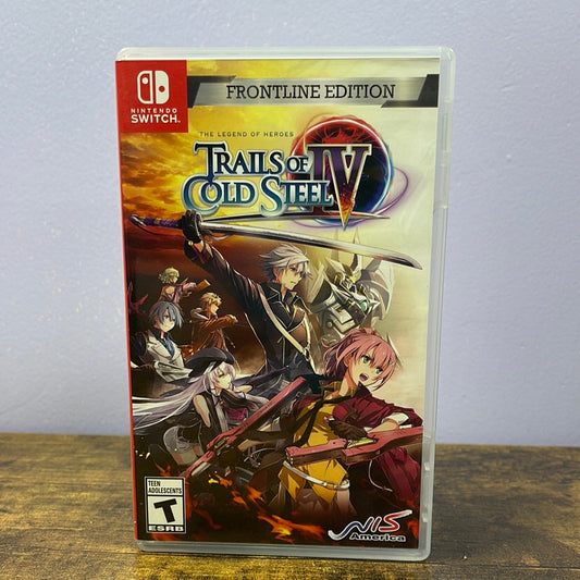 Nintendo Switch - Trails of Cold Steel IV [Frontline Edition] Retrograde Collectibles Action, Adventure, CIB, Falcom, Fantasy, JRPG, Legend of Heroes, Nintendo Switch, NIS America, Rolep Preowned Video Game 