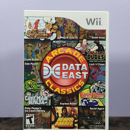 Nintendo Wii - Data East Arcade Classics Retrograde Collectibles Arcade, CIB, Compilation, Data East, G1M2, Majesco Games, Nintendo Wii, Retro, T Rated, Wii Preowned Video Game 
