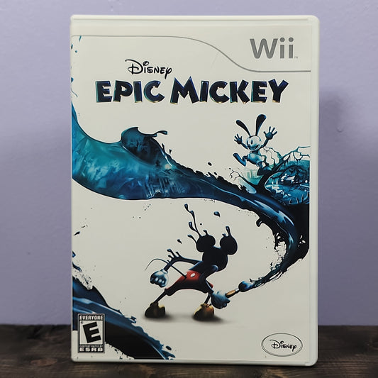 Nintendo Wii - Disney Epic Mickey Retrograde Collectibles 3D, Action, Adventure, CIB, Dark, Disney, E Rated, Junction Point, Nintendo Wii, Platformer, Wii Preowned Video Game 