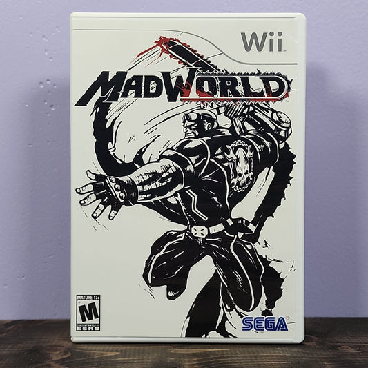 Nintendo Wii - MadWorld Retrograde Collectibles Action, Beat 'Em Up, CIB, M Rated, Nintendo Wii, PlatinumGames, Sega, Wii Preowned Video Game 