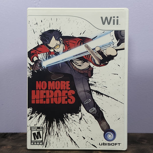 Nintendo Wii - No More Heroes Retrograde Collectibles 3D, Action, Beat 'Em Up, Grasshopper Manufacture, M Rated, Nintendo Wii, No More Heroes Series, Ubis Preowned Video Game
