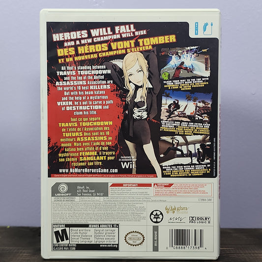 Nintendo Wii - No More Heroes Retrograde Collectibles 3D, Action, Beat 'Em Up, Grasshopper Manufacture, M Rated, Nintendo Wii, No More Heroes Series, Ubis Preowned Video Game 