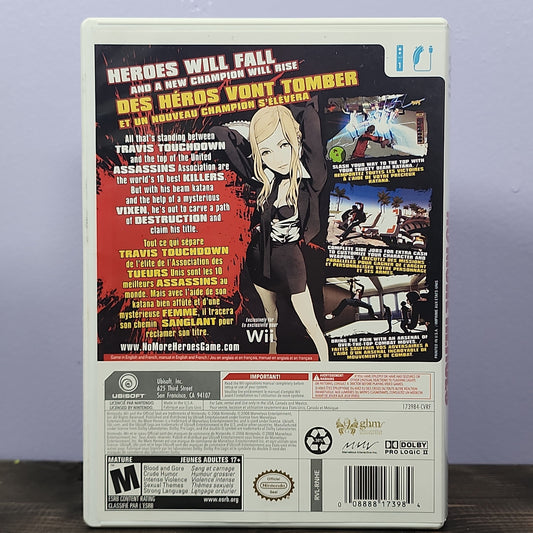 Nintendo Wii - No More Heroes Retrograde Collectibles 3D, Action, Beat 'Em Up, Grasshopper Manufacture, M Rated, Nintendo Wii, No More Heroes Series, Ubis Preowned Video Game